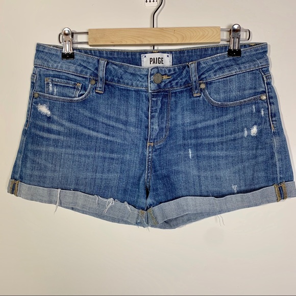 PAIGE Pants - Paige denim factory distressed shorts